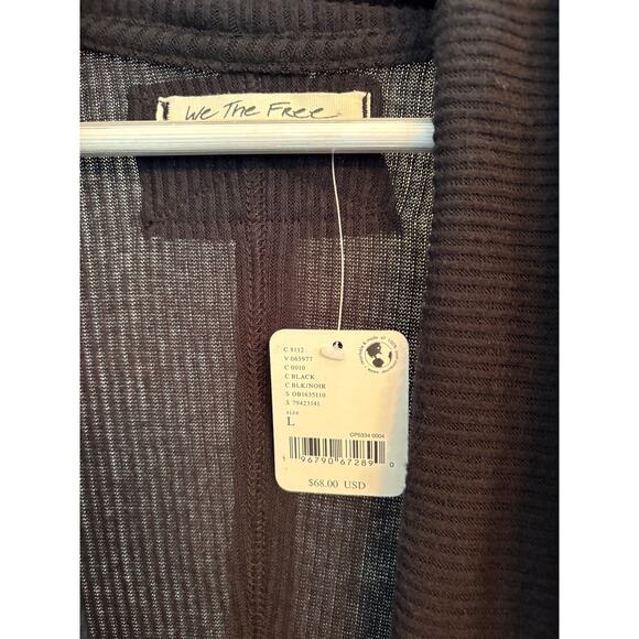 FREE PEOPLE HOLD ME CLOSE TOP SIZE L NWT - Picture 2 of 3